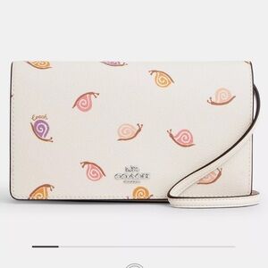 Coach crossbody bag purse clutch Snail Print 🐌